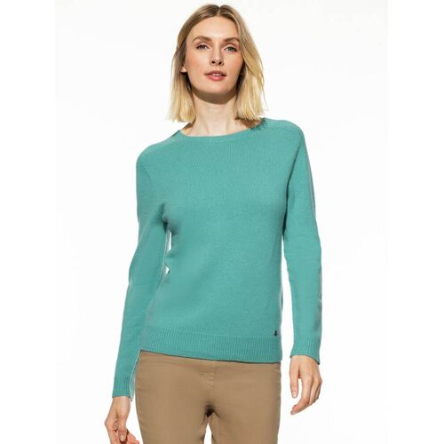 Walbusch Cashmere-Pullover Nahtlos, normale Größen, Farbe Grün, 38, 100% Cashmere nahtlos gestrickt Damen