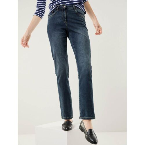 Walbusch Husky-Jeans, Regular Fit#normale Größen#Kurzgrößen#Langgrößen, Farbe Blau, 46, wärmender Thermoflausch auch in Kurz- und Langgrößen Damen