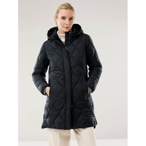 Walbusch Thermo Sandwich Steppmantel, normale Größen#Kurzgrößen, Farbe Schwarz, 38, wärmender Stepp wunderbar leicht Damen