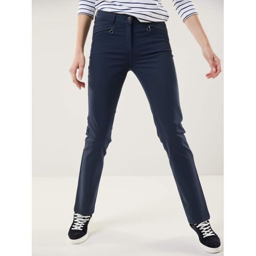 Walbusch Powerstretch-Baumwollhose, Regular Fit#normale Größen#Kurzgrößen, Farbe Blau, 23, elastisch dank T400 Faser weicher Griff Damen