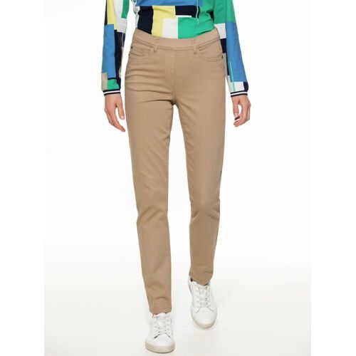 Walbusch Yoga-Schlupfjeans, Regular Fit#normale Größen#Kurzgrößen#Langgrößen, Farbe Beige, 92, in Schlupfform modischer Five-Pocket-Look Damen