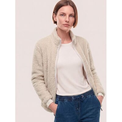 Walbusch Jacke aus Teddyfleece, nicht notwendig#normale Größen, Farbe Beige, 42, kuschelig weich pflegeleicht Damen Walbusch Jacke aus Teddyfleece, nicht notwendig#normale Größen, Farbe Beige, 42, kuschelig weich pflegeleicht Damen
