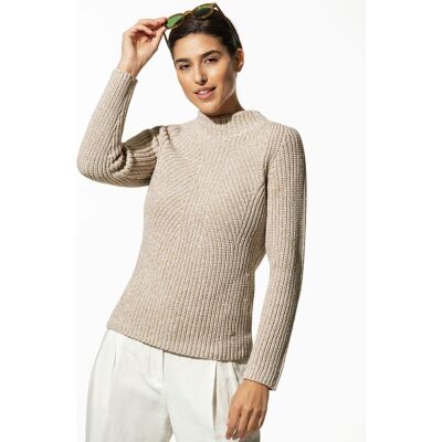 Walbusch Patentpullover Nahtlos, normale Größen, Farbe Braun, 46, ohne eine einzige Naht 100% Baumwolle Damen Walbusch Patentpullover Nahtlos, normale Größen, Farbe Braun, 46, ohne eine einzige Naht 100% Baumwolle Damen