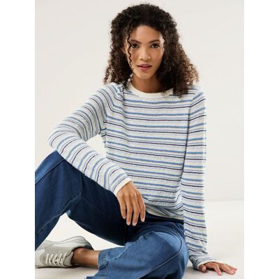 Walbusch Leinenmix-Pullover Sommerbrise, normale Größen, Farbe Weiß, 46, kühler Leinen-/Baumwollmix luftige Strickstruktur Damen Walbusch Leinenmix-Pullover Sommerbrise, normale Größen, Farbe Weiß, 46, kühler Leinen-/Baumwollmix luftige Strickstruktur Damen