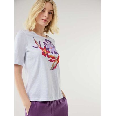 Walbusch Baumwollshirt Dahlie, normale Größen, Farbe Weiß, 40, reine Baumwolle weiches Flammengarn Damen Walbusch Baumwollshirt Dahlie, normale Größen, Farbe Weiß, 40, reine Baumwolle weiches Flammengarn Damen
