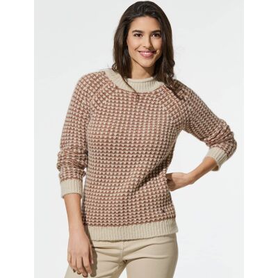 Walbusch Leicht&Weich Pullover, normale Größen, Farbe Beige, 46, edler Alpaka-/Merinowollmix pflegeleicht Damen Walbusch Leicht&Weich Pullover, normale Größen, Farbe Beige, 46, edler Alpaka-/Merinowollmix pflegeleicht Damen