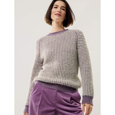 Walbusch Leicht&Weich Pullover, noch offen: Größenlauf, Farbe Lila, 46, edler Alpaka-/Merinowollmix pflegeleicht Damen Walbusch Leicht&Weich Pullover, noch offen: Größenlauf, Farbe Lila, 46, edler Alpaka-/Merinowollmix pflegeleicht Damen