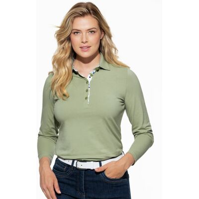 Walbusch Thermo-Polo, normale Größen, Farbe Grün, 38, tolle Muster und Farben angenehme Baumwollmischung Damen Walbusch Thermo-Polo, normale Größen, Farbe Grün, 38, tolle Muster und Farben angenehme Baumwollmischung Damen