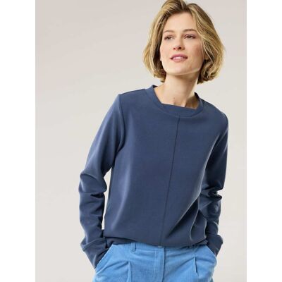 Walbusch Edelbasic Sweatshirt, noch offen: Größenlauf, Farbe Blau, 36, weicher Modal-/Baumwollmix hautsympathisch Damen Walbusch Edelbasic Sweatshirt, noch offen: Größenlauf, Farbe Blau, 36, weicher Modal-/Baumwollmix hautsympathisch Damen