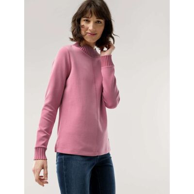 Walbusch Sweatshirt mit Strick, noch offen: Größenlauf, Farbe Rosa, 42, schöne Strickdetails bequem, da elastisch Damen Walbusch Sweatshirt mit Strick, noch offen: Größenlauf, Farbe Rosa, 42, schöne Strickdetails bequem, da elastisch Damen