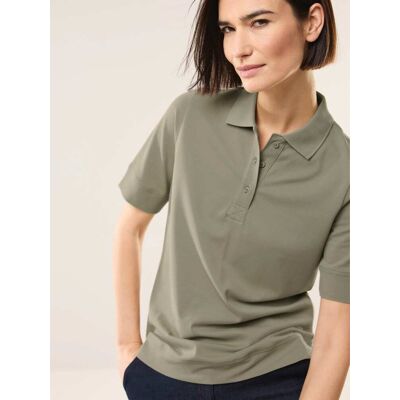 Walbusch Pimacotton Basic Polo Halbarm, normale Größen, Farbe Grün, 50, aus feiner Pima Cotton weich und atmungsaktiv Damen Walbusch Pimacotton Basic Polo Halbarm, normale Größen, Farbe Grün, 50, aus feiner Pima Cotton weich und atmungsaktiv Damen