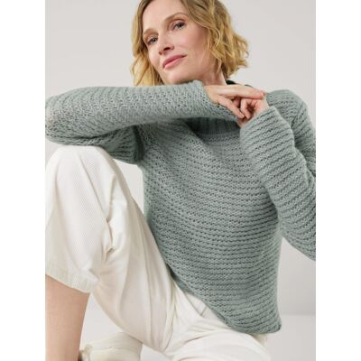 Walbusch KERO Alpaka-Pullover, noch offen: Größenlauf, Farbe Grün, 46, aus der Strickmanufaktur KERO kuscheliges Alpaka Damen Walbusch KERO Alpaka-Pullover, noch offen: Größenlauf, Farbe Grün, 46, aus der Strickmanufaktur KERO kuscheliges Alpaka Damen