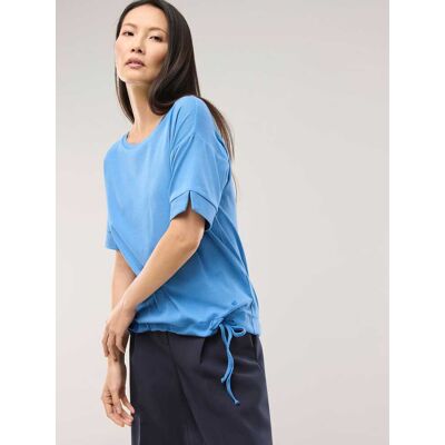 Walbusch Blousonshirt in Rippenstruktur, noch offen: Größenlauf, Farbe Blau, 38, Rippenstruktur modischer Blousonschnitt Damen Walbusch Blousonshirt in Rippenstruktur, noch offen: Größenlauf, Farbe Blau, 38, Rippenstruktur modischer Blousonschnitt Damen
