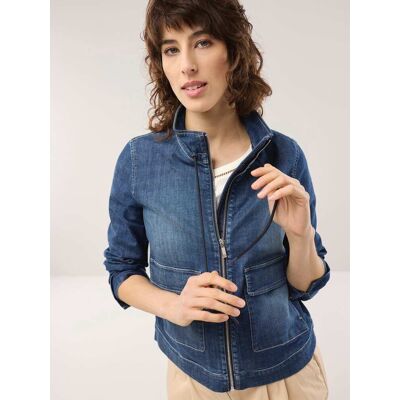Walbusch Leichtjacke aus Denim, normale Größen, Farbe Blau, 40, leichter Denim modisch kurz geschnitten Damen Walbusch Leichtjacke aus Denim, normale Größen, Farbe Blau, 40, leichter Denim modisch kurz geschnitten Damen