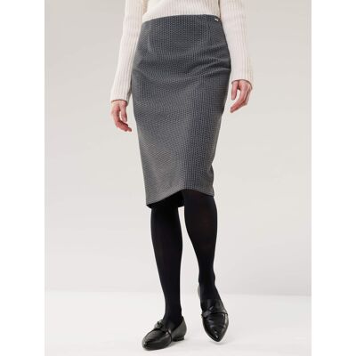 Walbusch Jerseyrock Strickoptik, normale Größen#Kurzgrößen, Farbe Schwarz, 46, bequemer Jersey Strickoptik Damen Walbusch Jerseyrock Strickoptik, normale Größen#Kurzgrößen, Farbe Schwarz, 46, bequemer Jersey Strickoptik Damen