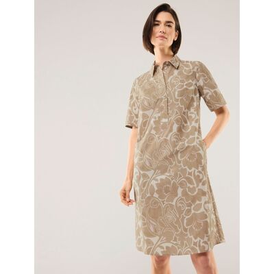 Walbusch Hemdblusenkleid aus Baumwolle, noch offen: Filter Passform#normale Größen, Farbe Beige, 44, luftig leicht atmungsaktive Baumwolle Damen Walbusch Hemdblusenkleid aus Baumwolle, noch offen: Filter Passform#normale Größen, Farbe Beige, 44, luftig leicht atmungsaktive Baumwolle Damen
