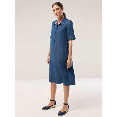 Walbusch Tencelkleid, noch offen: Filter Passform#normale Größen, Farbe Blau, 40, kühlendes Lyocell luftig und leicht Damen Walbusch Tencelkleid, noch offen: Filter Passform#normale Größen, Farbe Blau, 40, kühlendes Lyocell luftig und leicht Damen