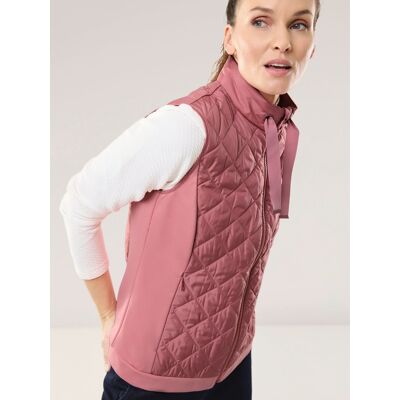 Walbusch Leichtweste Materialmix, normale Größen, Farbe Rosa, 44, super bequem leicht Damen Walbusch Leichtweste Materialmix, normale Größen, Farbe Rosa, 44, super bequem leicht Damen