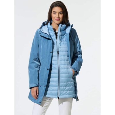 Walbusch Aquastop Parka 3-in-1, normale Größen#Kurzgrößen, Farbe Blau, 44, wasser- und winddichter Außenparka leichte Steppjacke Damen Walbusch Aquastop Parka 3-in-1, normale Größen#Kurzgrößen, Farbe Blau, 44, wasser- und winddichter Außenparka leichte Steppjacke Damen