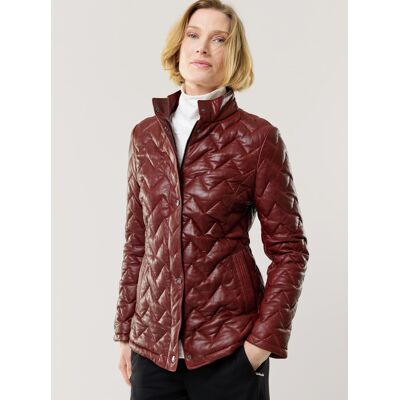 Walbusch Lammnappa Jacke Sandwichstepp, normale Größen#Kurzgrößen, Farbe Rot, 46, feines Lammnappa leichte Wattierung Damen Walbusch Lammnappa Jacke Sandwichstepp, normale Größen#Kurzgrößen, Farbe Rot, 46, feines Lammnappa leichte Wattierung Damen