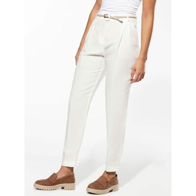 Walbusch Leinenmix Chino, Regular Fit#normale Größen#Kurzgrößen, Farbe Beige, 46, erfrischend und luftig inklusive Gürtel Damen Walbusch Leinenmix Chino, Regular Fit#normale Größen#Kurzgrößen, Farbe Beige, 46, erfrischend und luftig inklusive Gürtel Damen