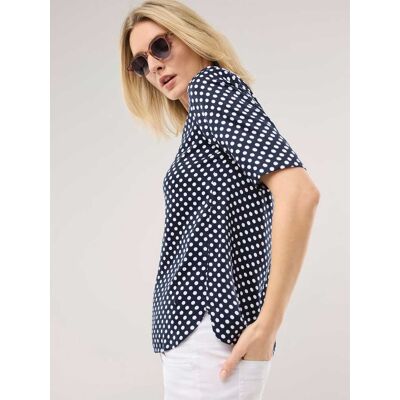 Walbusch T-Shirt-Bluse Extra Leicht, #normale Größen, Farbe Blau, 36, extra leicht weichfließend Damen Walbusch T-Shirt-Bluse Extra Leicht, #normale Größen, Farbe Blau, 36, extra leicht weichfließend Damen