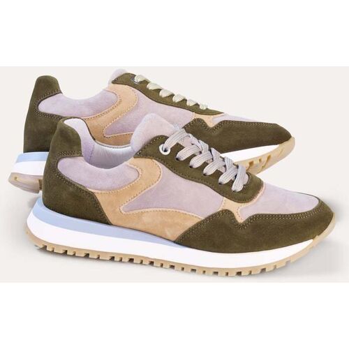 Walbusch Soft Multicolor Sneaker, noch offen: Größenlauf, Farbe Grün, 38, weiche Vorderfußpolsterung hergestellt in Portugal Damen