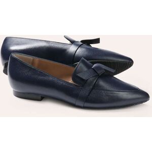 Walbusch Soft Loafer mit Schleife, , Farbe Blau, 40, dekorative Schleife weiche Vorderfußpolsterung Damen Walbusch Soft Loafer mit Schleife, , Farbe Blau, 40, dekorative Schleife weiche Vorderfußpolsterung Damen