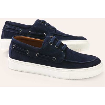 Walbusch Bootsschuh, noch offen: Größenlauf, Farbe Blau, 39, moderne Sohle atmungsaktives Lederfutter Herren Walbusch Bootsschuh, noch offen: Größenlauf, Farbe Blau, 39, moderne Sohle atmungsaktives Lederfutter Herren