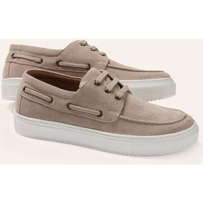 Walbusch Bootsschuh, noch offen: Größenlauf, Farbe Beige, 41, moderne Sohle atmungsaktives Lederfutter Herren Walbusch Bootsschuh, noch offen: Größenlauf, Farbe Beige, 41, moderne Sohle atmungsaktives Lederfutter Herren
