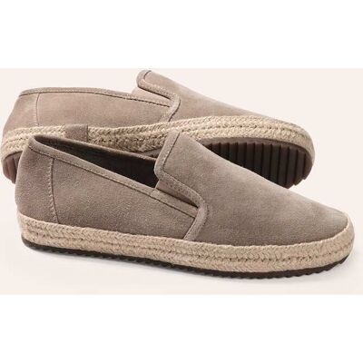 Walbusch Espadrilles, noch offen: Größenlauf, Farbe Beige, 40, hochwertiges Veloursleder 2-Komponenten-Sohle Herren Walbusch Espadrilles, noch offen: Größenlauf, Farbe Beige, 40, hochwertiges Veloursleder 2-Komponenten-Sohle Herren