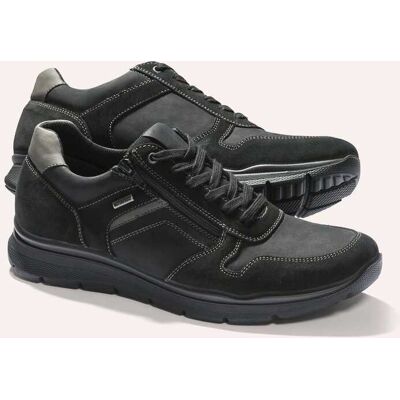 Walbusch Aquastop Sneaker, , Farbe Schwarz, 41, wasserdicht dank Aquastop mit Reißverschluss Herren Walbusch Aquastop Sneaker, , Farbe Schwarz, 41, wasserdicht dank Aquastop mit Reißverschluss Herren