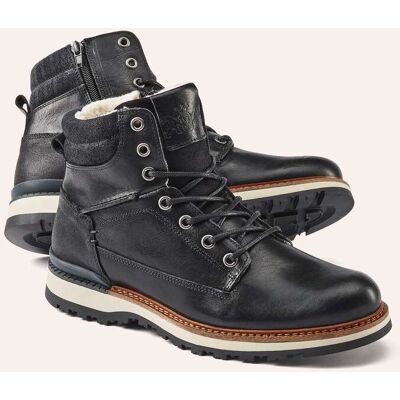 Walbusch Thermo Stiefel, , Farbe Schwarz, 45, wärmendes Futter mit Reißverschluss Herren Walbusch Thermo Stiefel, , Farbe Schwarz, 45, wärmendes Futter mit Reißverschluss Herren