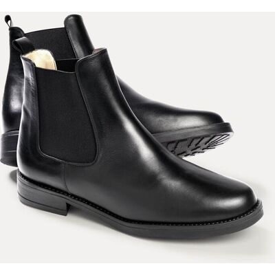 Walbusch Soft Thermo Chelsea, noch offen: Größenlauf, Farbe Schwarz, 40, hergestellt in Spanien weiche Vorderfußpolsterung Damen Walbusch Soft Thermo Chelsea, noch offen: Größenlauf, Farbe Schwarz, 40, hergestellt in Spanien weiche Vorderfußpolsterung Damen