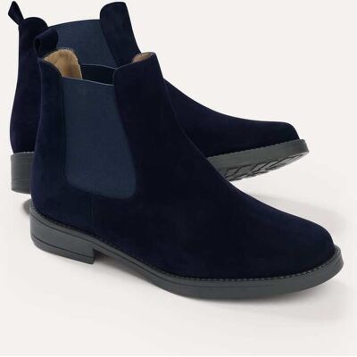 Walbusch Soft Thermo Chelsea, noch offen: Größenlauf, Farbe Blau, 36, hergestellt in Spanien weiche Vorderfußpolsterung Damen Walbusch Soft Thermo Chelsea, noch offen: Größenlauf, Farbe Blau, 36, hergestellt in Spanien weiche Vorderfußpolsterung Damen