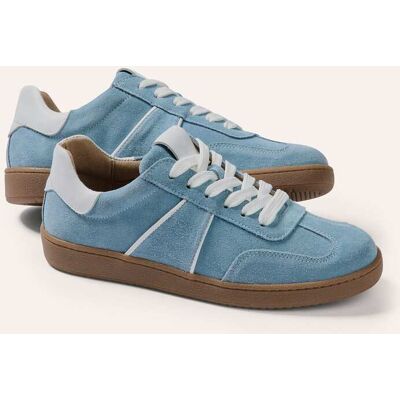 Walbusch Soft Urban Sneaker, noch offen: Größenlauf, Farbe Blau, 37, Made in Portugal Vorderfußbereich gepolstert Damen Walbusch Soft Urban Sneaker, noch offen: Größenlauf, Farbe Blau, 37, Made in Portugal Vorderfußbereich gepolstert Damen