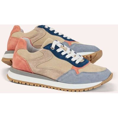 Walbusch Soft Multicolor Sneaker, , Farbe Blau, 40, weiche Vorderfußpolsterung hergestellt in Portugal Damen Walbusch Soft Multicolor Sneaker, , Farbe Blau, 40, weiche Vorderfußpolsterung hergestellt in Portugal Damen