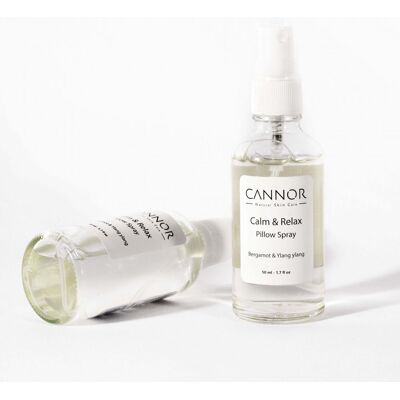Cannor Spray fürs Kissen – Beruhigung und Entspannung – 50 ml Cannor Spray fürs Kissen – Beruhigung und Entspannung – 50 ml