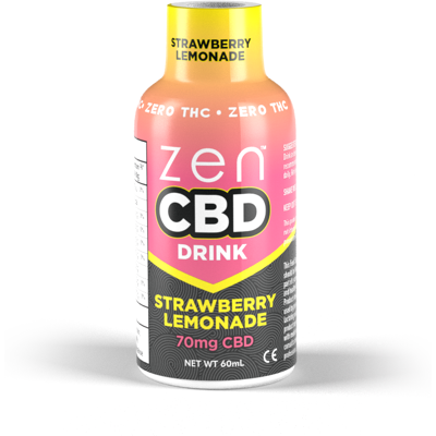 Zen CBD Erdbeere Getränk - 70 Mg - 60 Ml Zen CBD Erdbeere Getränk - 70 Mg - 60 Ml