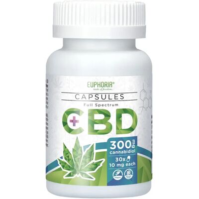 Euphoria CBD Gel Capsules - 30x10mg - CBD Gel Capsules Euphoria CBD Gel Capsules - 30x10mg - CBD Gel Capsules