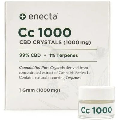 Enecta CBD Kristalle - 99% reines CBD, Terpene, 1000mg Enecta CBD Kristalle - 99% reines CBD, Terpene, 1000mg