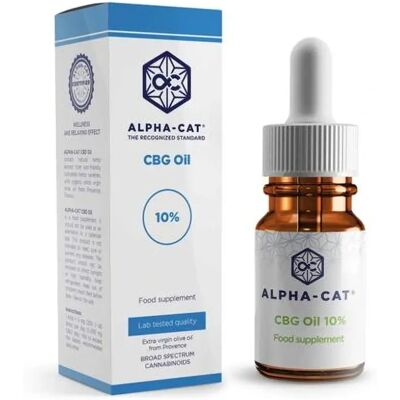Alpha CAT CBG Öl 10%, 1000 mg, 10 ml Alpha CAT CBG Öl 10%, 1000 mg, 10 ml