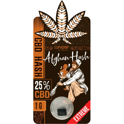 Euphoria CBD Hasch Afghan 25 % CBD, 1 g Euphoria CBD Hasch Afghan 25 % CBD, 1 g