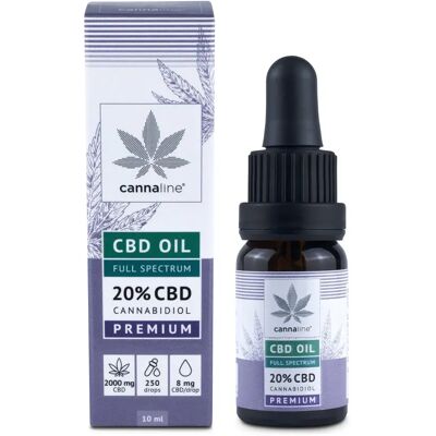 CANNALINE CBD Öl 20% 2000mg - Unterstützung Wohlbefinden CANNALINE CBD Öl 20% 2000mg - Unterstützung Wohlbefinden