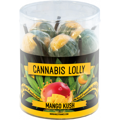 Multitrance Cannabis Mango Kush Lollies – Geschenkbox (10 Lollies), 24 Boxen im Karton, 4320 g Multitrance Cannabis Mango Kush Lollies – Geschenkbox (10 Lollies), 24 Boxen im Karton, 4320 g