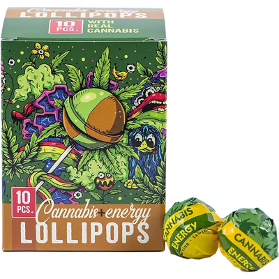 Euphoria Cannabis Energy Lollipop in der Dose, Cannabisgeschmack (10 x 12 g) Euphoria Cannabis Energy Lollipop in der Dose, Cannabisgeschmack (10 x 12 g)