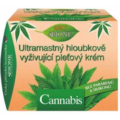 Bione Cannabis Ultra Fettige Tiefenpflegende Gesichtscreme, 51 ml Bione Cannabis Ultra Fettige Tiefenpflegende Gesichtscreme, 51 ml