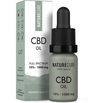 Nature Cure Vollspektrum CBD Öl, 10%, 1000 mg, 10 ml Nature Cure Vollspektrum CBD Öl, 10%, 1000 mg, 10 ml