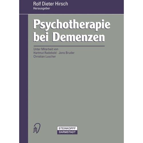Steinkopff Psychotherapie bei Demenzen