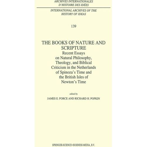 Springer Netherlands The Books of Nature and Scripture